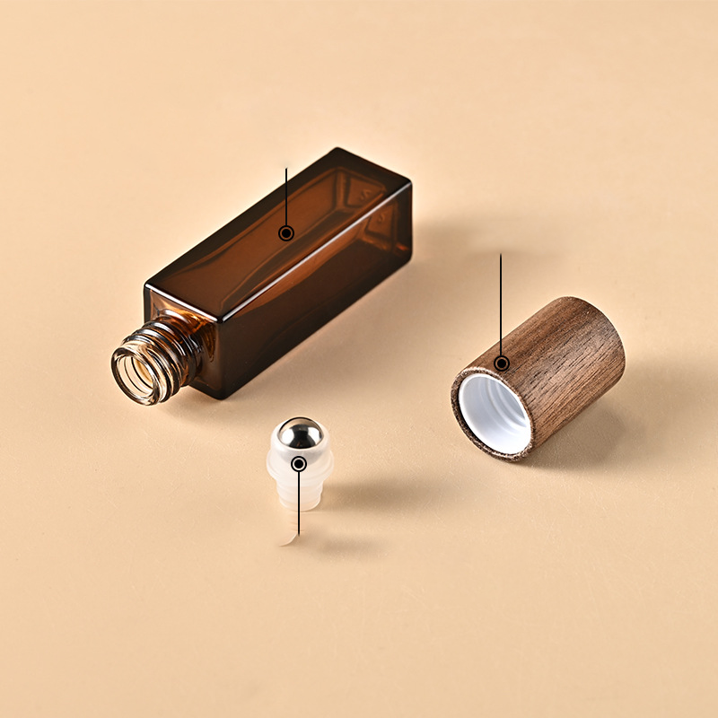 Bamboo and wood roller bottle 3-15ML - 图片 2