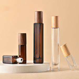 Bamboo and wood roller bottle   3-15ML