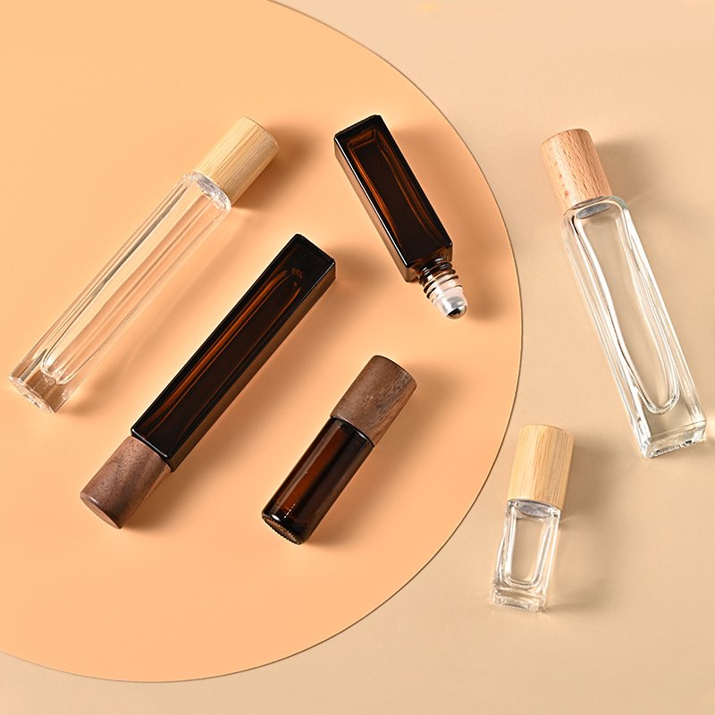 Bamboo and wood roller bottle 3-15ML - 图片 3